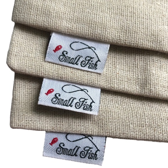 3 Best Wishes Fabric Draw String Gift Bags Wedding Heart Roses NEW - Picture 5 of 7